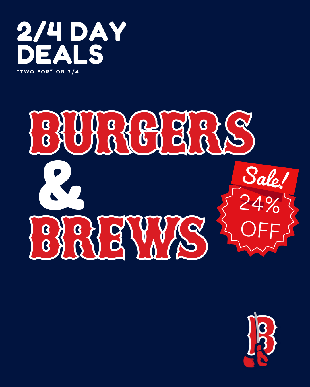 2 Anytime Ticket Vouchers, 2 Burgers, 2 Beers