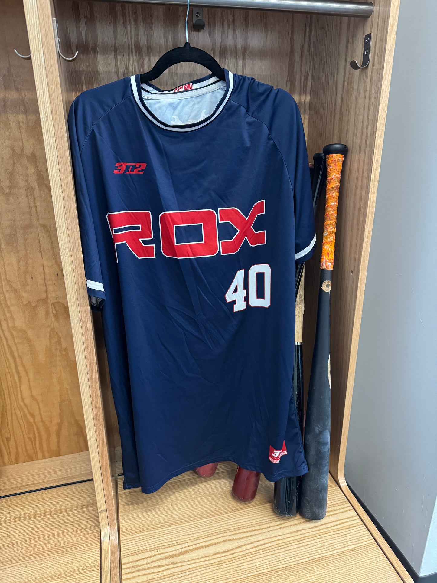 Navy Brockton Rox Jersey
